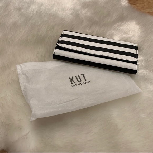 NWT Kut from the‎ Kloth Slim Striped Wallet - Picture 1 of 5